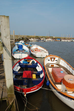 Boats at Morston Creek